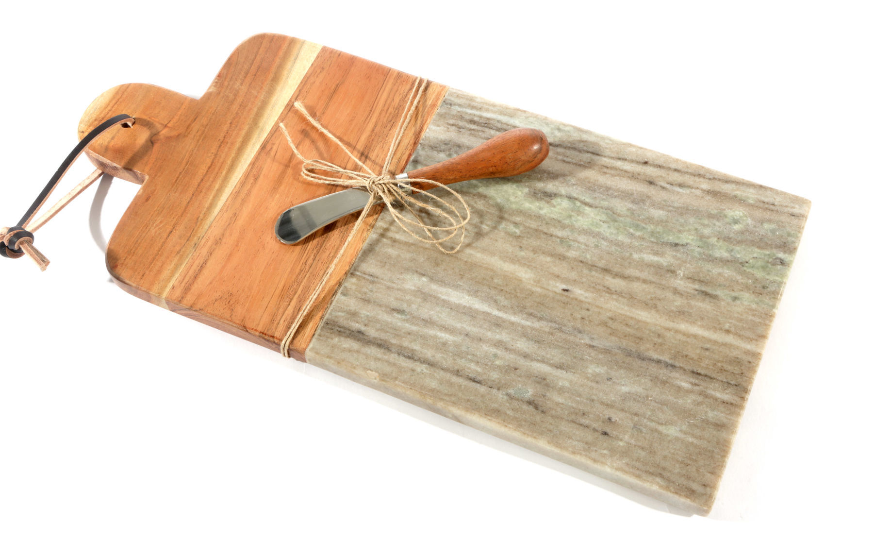 Cheeseboard and knife